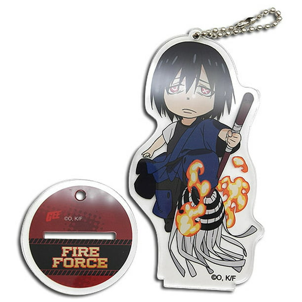 Acrylic keychain Fire Force anime accessories bag decor Arthur Iris Tamaki Shinra Maki Akitaru Takehisa Princess Hibana Benimaru Shinmon
